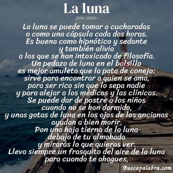 La luna jaime sabines english