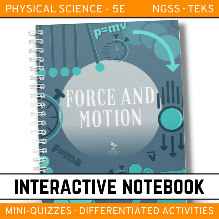 Force and motion study guide answer key