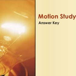 Force and motion study guide answer key