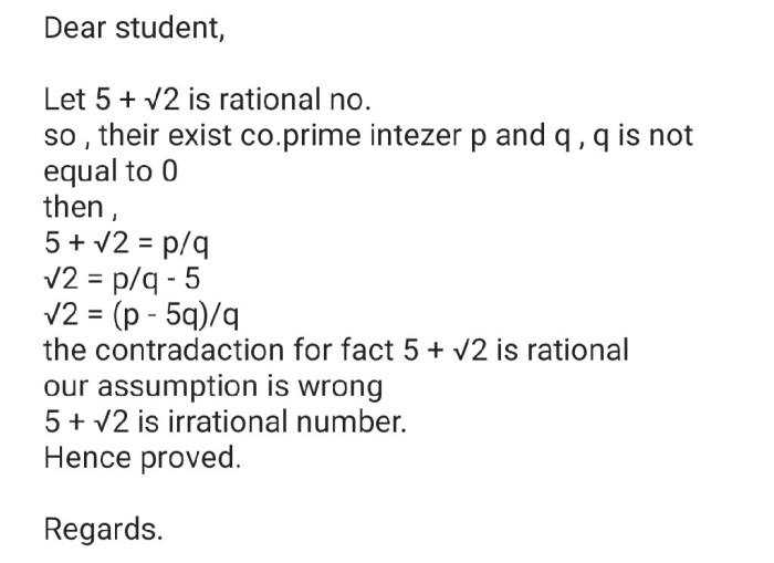 Prove that if x3 is irrational then x is irrational